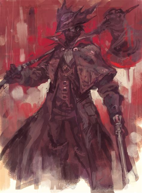 THE ART OF VIDEO GAMES on Twitter: "Fan art | Bloodborne - Hunter ...