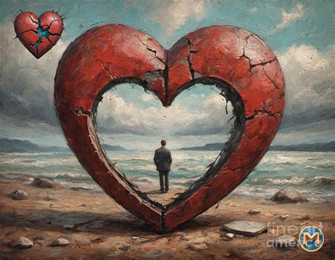 Broken Heart Digital Art by JL Meana - Fine Art America