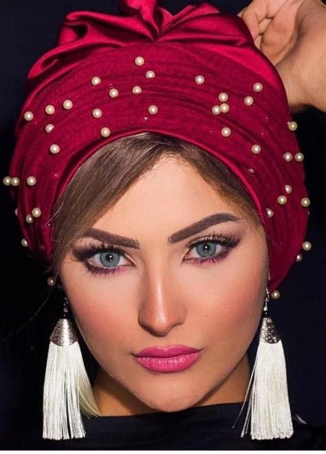 Satin beaded tulle turban | Hair wrap scarf, Beaded tulle, Turban headwrap