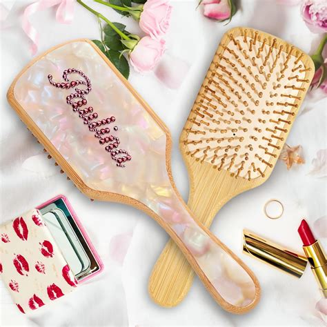 Amazon.com : Hair Brushes for Women,Personalized Rhinestone Hair Brush