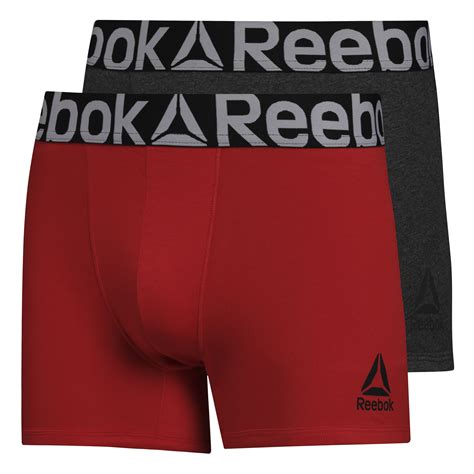 Хлопковые трусы-боксеры - 2 шт. DU5250 | | REEBOK.KIEV