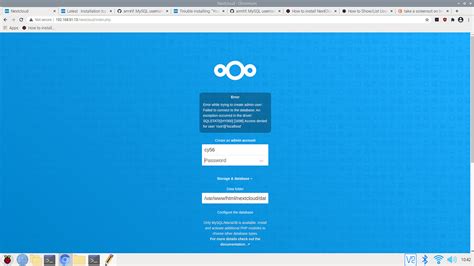 Unable to login to nextcloud for initial setup - ℹ️ Support - Nextcloud ...