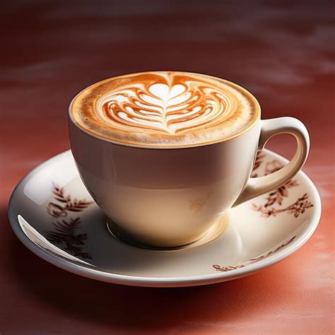 Premium AI Image | A cappuccino coffee