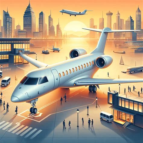 Embraer ERJ 145: Elevating Regional Air Travel Stock Illustration ...