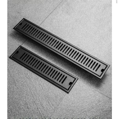 jual long floor drain black floor drain panjang hitam cm shopee