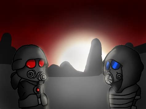 madness hunk  vector  madness  crystal blue  newgrounds