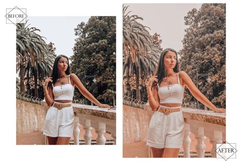 12 Peachy Babe Photoshop Actions, Bright ACR Preset, Orange Filter