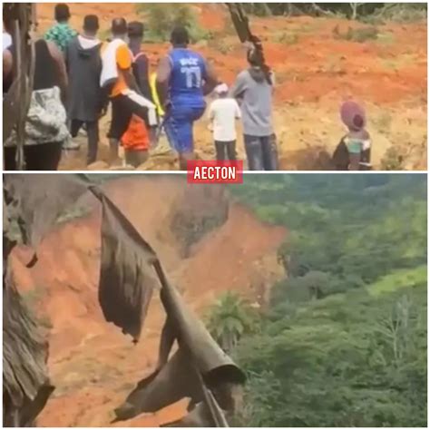 Devastating Landslide Strikes Chomba Village Near Bamenda: Multiple