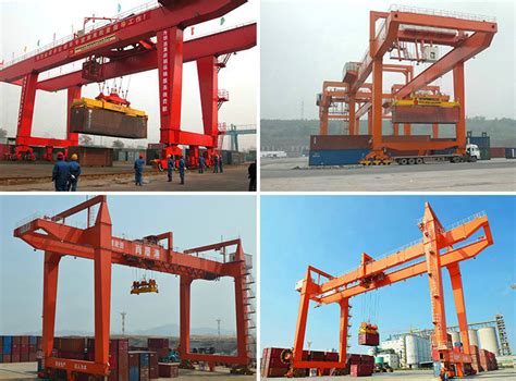 China Rmg Type Container Gantry Crane Loading/Unloading Containers with ...