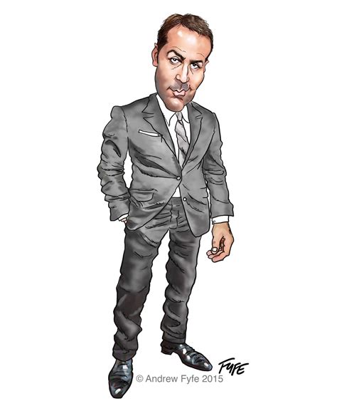 Ari Gold Caricature - Andrew Fyfe, Cartoonist, Caricaturist, Animator