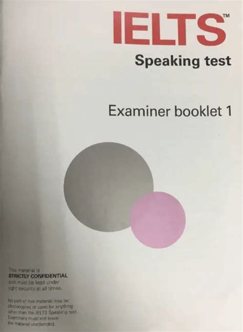 The IELTS Examiner Booklet