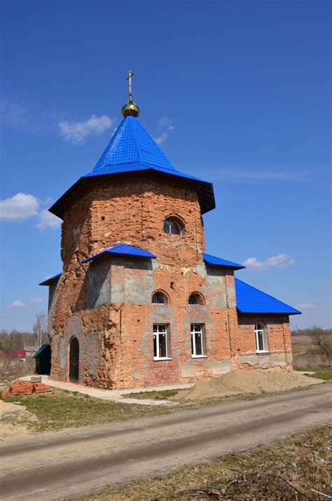 Церковь Тихвинской иконы Божией Матери, Стрельня (Сухиничский район ...