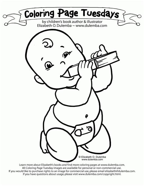 Baby Coloring Pages To Print - Coloring Home