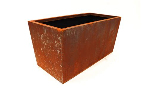 Rustic Metal Planters Created by Art Seen Alliance