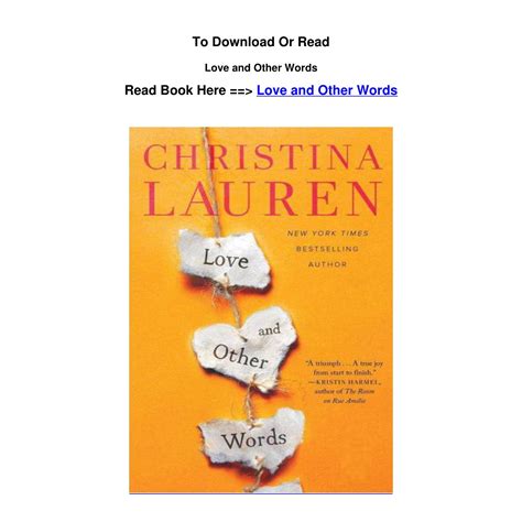 Download PDF Love and Other Words by Christina Lauren.pdf | DocDroid