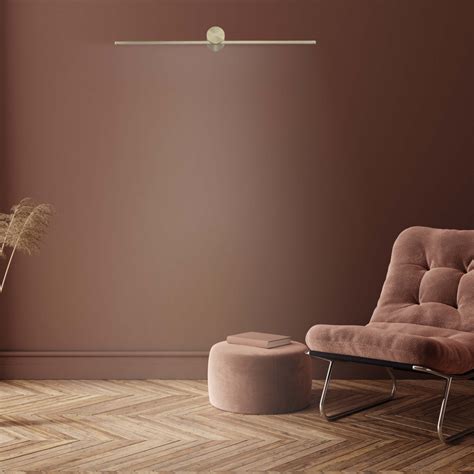 Kinkiet Modern Slim L 1xLED złoty IP44 | Light Prestige