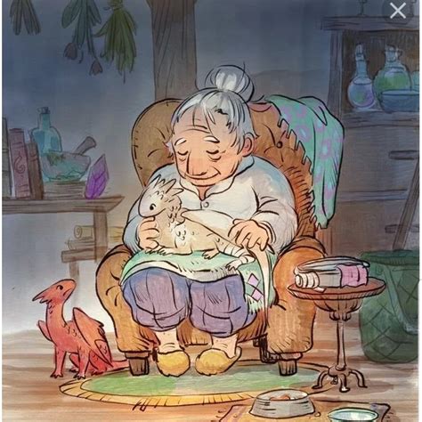 Картинка бабушка с внуками для детей