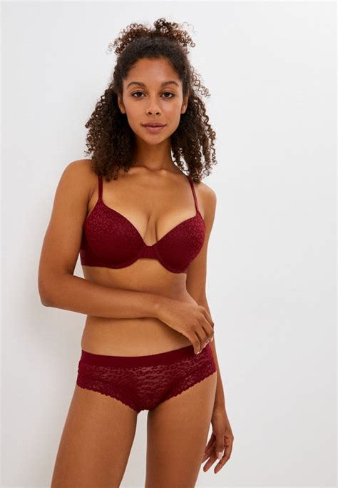 Трусы Victoria's Secret Pink CHEEKY, цвет: бордовый, RTLABS778001 ...