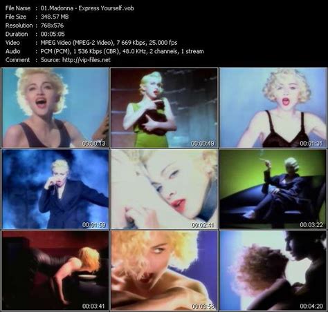 Madonna «Express Yourself» VOB File