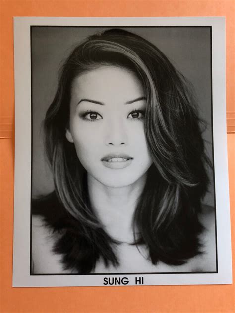 Sung Hi Lee, Playboy Playmate, original talent agency headshot photo w