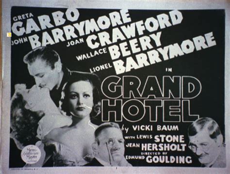 "GRAND HOTEL" MOVIE POSTER - "GRAND HOTEL" MOVIE POSTER
