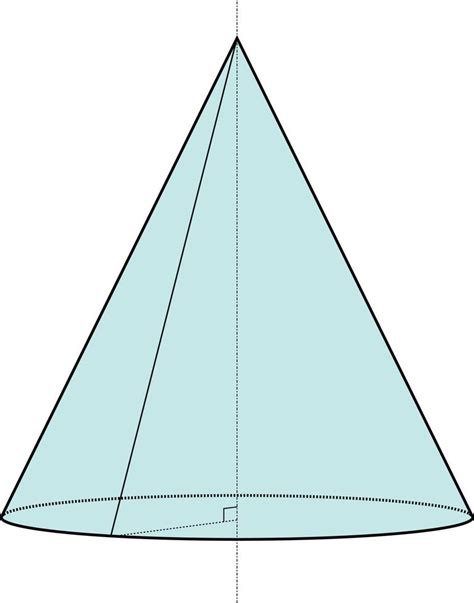 math picture geometry shape  icon cone vector illustration