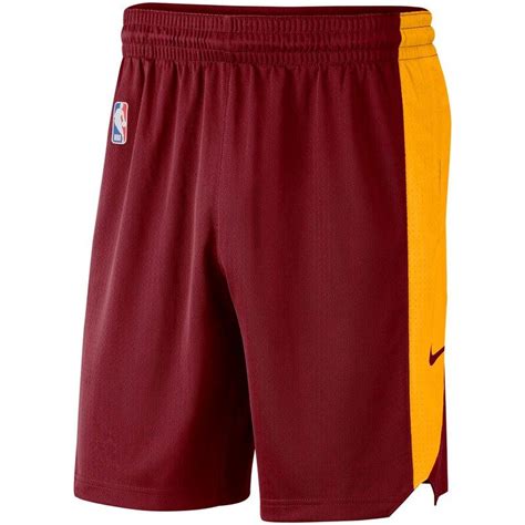 cleveland cavaliers nike performance practice shorts wine