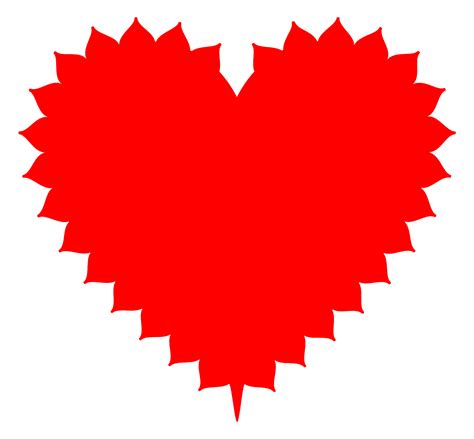 Download Floral Heart Shape SVG | FreePNGimg