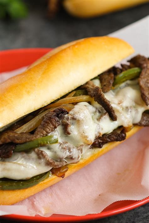 Shaved Beef Philly Cheese Steak - A Spectacled Owl