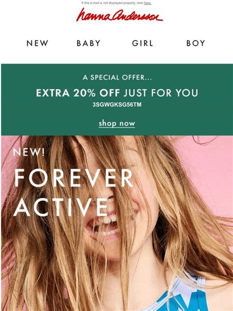 Hanna Andersson Email Newsletters: Shop Sales, Discounts, and Coupon Codes