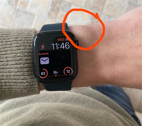 Reminder to wear your watch the correct way - just above the tip of