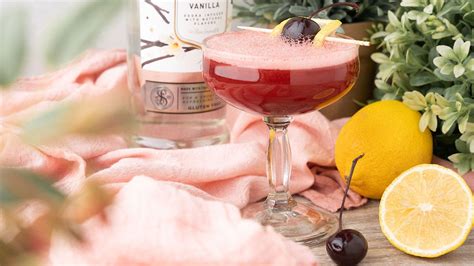 black cherry vanilla vodka sour xoxobella
