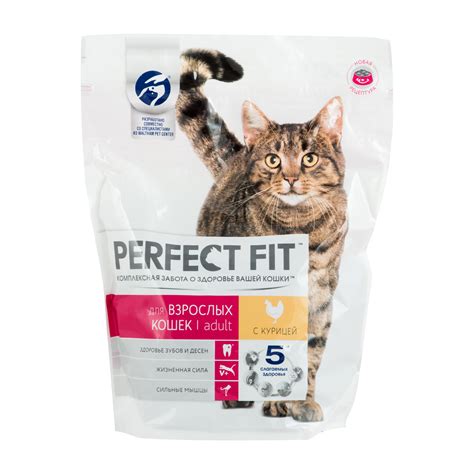 Сухой корм для кошек Perfect Fit Adult с курицей - рейтинг 2,84 по ...
