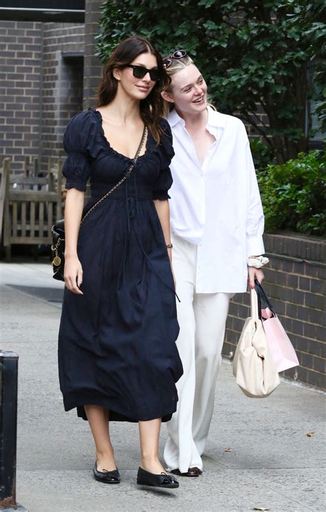 Camila Morrone and Elle Fanning - Out in NYC 09/15/2023 • CelebMafia