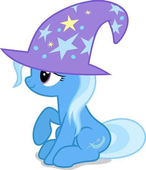 Mlp Fim Trixie (happy) Vector by luckreza8 | My little pony cartoon, My