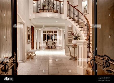 home interior entry stock photo alamy