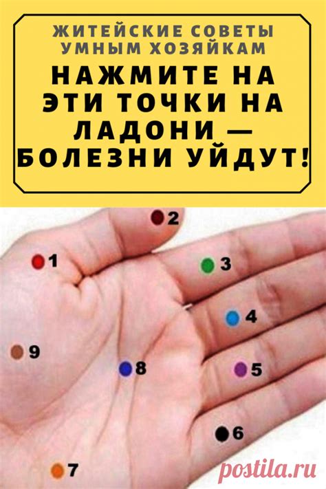 Нажмите на эти точки на ладони — болезни уйдут! | Житейские Советы ...