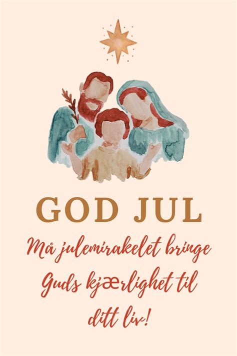 Beste Gratis Utskrift God Jul Religiøse Hilsen for Voksne og Barn ...