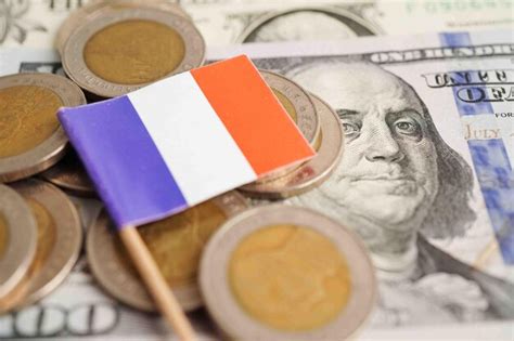 premium photo france flag  coin  banknote money finance trading