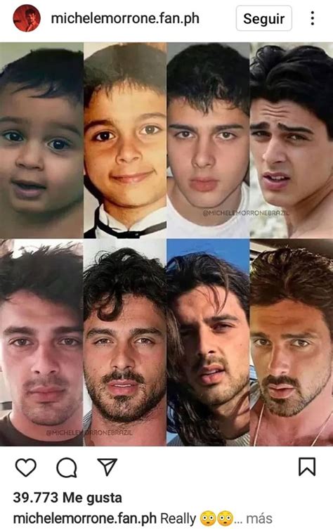 Mira cómo era Michele Morrone de joven, sus fans revelaron fotos de su