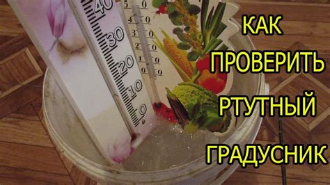 КАК ПРОВЕРИТЬ РТУТНЫЙ ГРАДУСНИК НА ТОЧНОСТЬ - YouTube