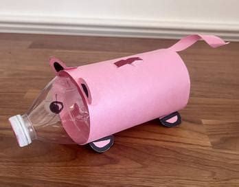 Recycled Bottle Piggy Bank : 6 Steps (with Pictures) - Instructables
