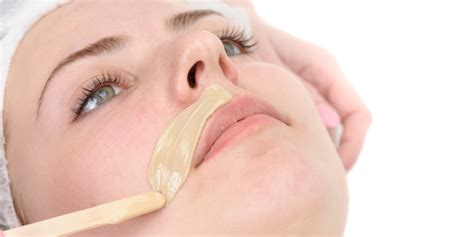 how to wax facial hair