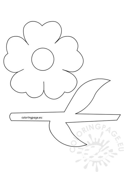 Flower Stem Coloring Pages
