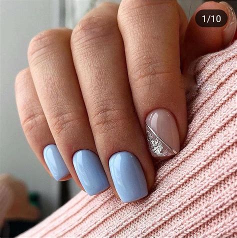 Голубой маникюр с нюдом — Modnail.ru — Красивый маникюр | Ногти ...