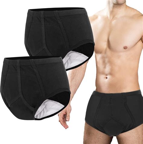 Amazon.com: Incontinence Underwear for Men 2 Pack Washable Mens