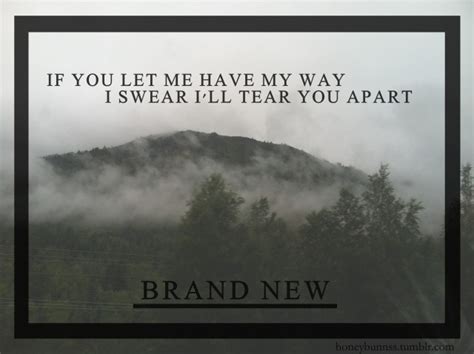 Brand New Lyrics: Photo