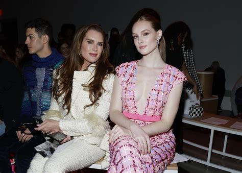 Brooke Shields' daughters want her to show 'total midriff'