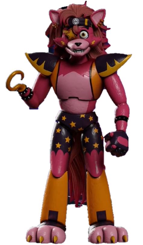 FNAF Security Breach Glamrock Foxy Full Body V4 by mauricio2006 on