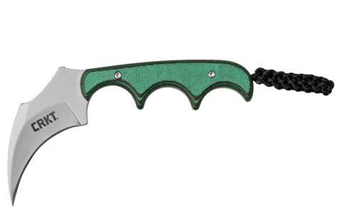 CRKT Keramin, Green Black, 2389 neck knife, Alan Folts design ...